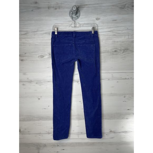Vineyard Vines Pants Womens 00 Blue Corduroy Stretch 5-Pocket Skinny Zip Fly - Picture 7 of 13